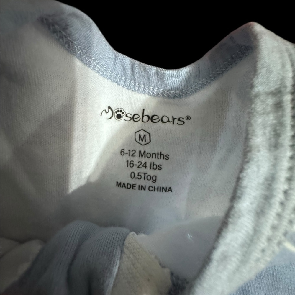 Blue Sleeveless Kids Sleep Sack - Picture 3 of 3